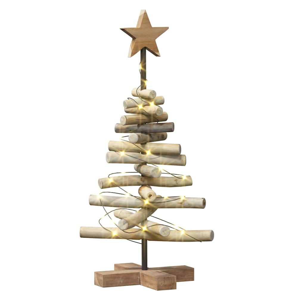 Christmas Tree Brown 60 cm Solid teak wood