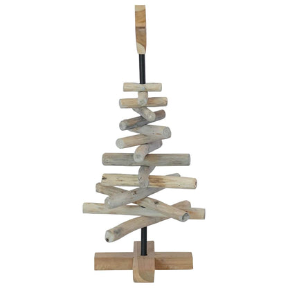 Christmas Tree Brown 60 cm Solid teak wood