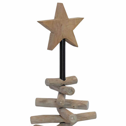 Christmas Tree Brown 90 cm Solid teak wood