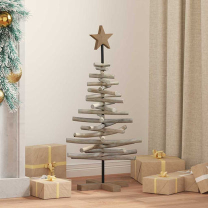 Christmas Tree Brown 90 cm Solid teak wood