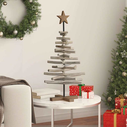 Christmas Tree Brown 90 cm Solid teak wood