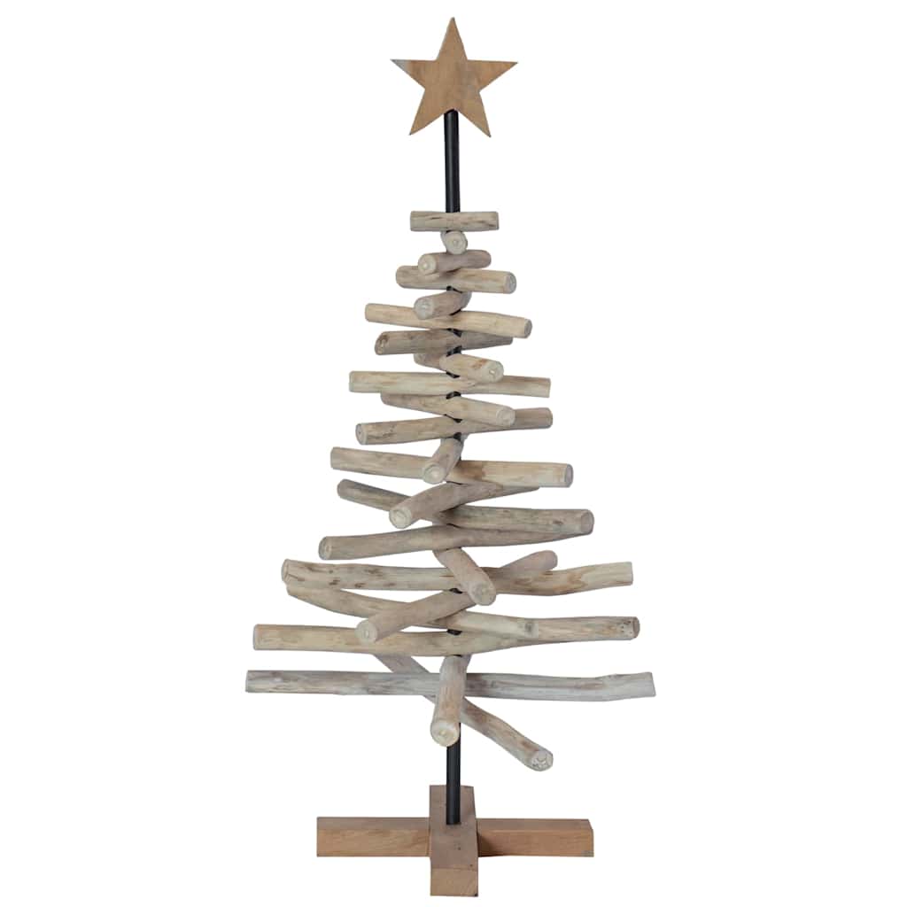 Christmas Tree Brown 90 cm Solid teak wood