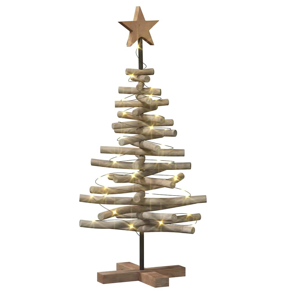 Christmas Tree Brown 90 cm Solid teak wood