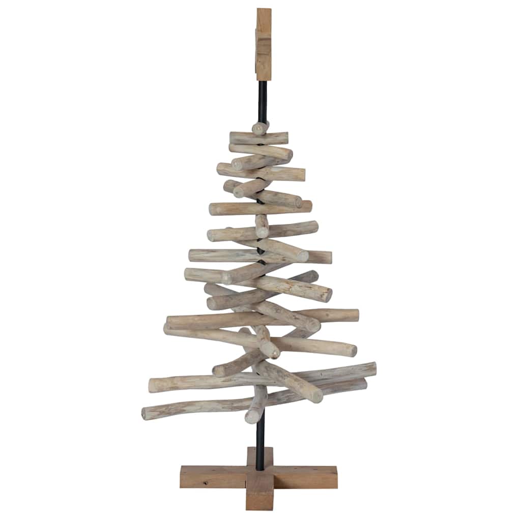 Christmas Tree Brown 90 cm Solid teak wood