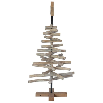 Christmas Tree Brown 90 cm Solid teak wood