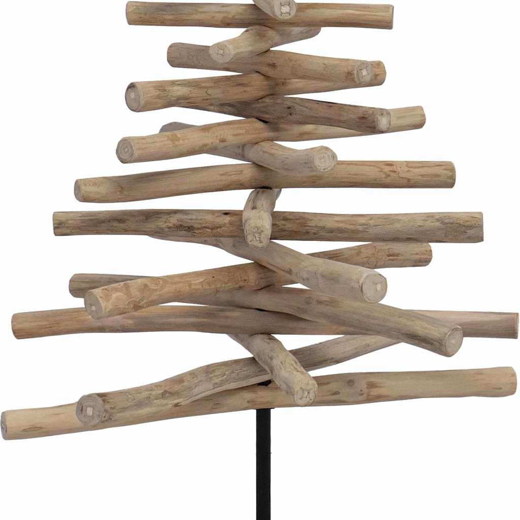 Christmas Tree Brown 120 cm Solid teak wood