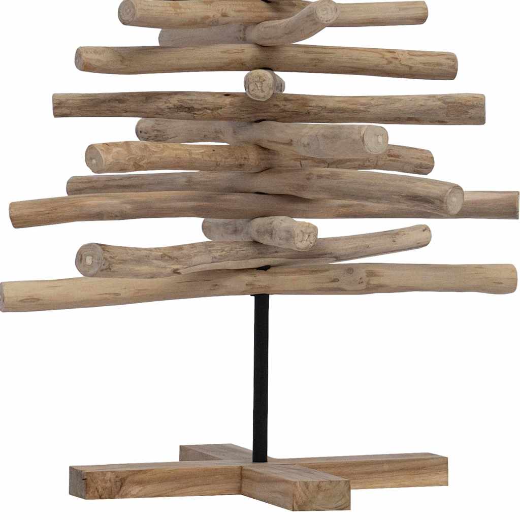 Christmas Tree Brown 120 cm Solid teak wood