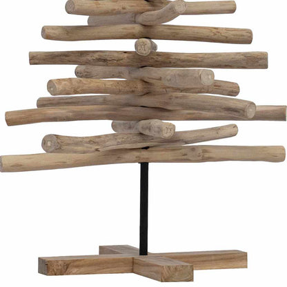 Christmas Tree Brown 120 cm Solid teak wood