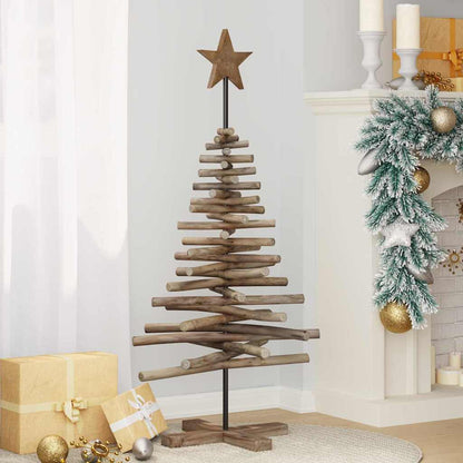 Christmas Tree Brown 120 cm Solid teak wood