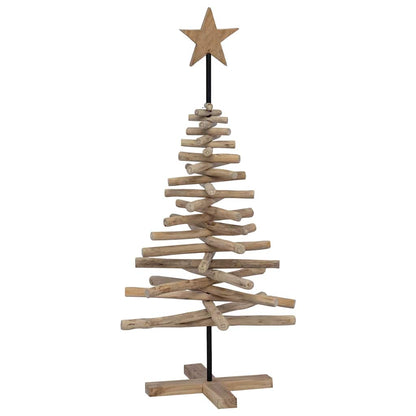 Christmas Tree Brown 120 cm Solid teak wood