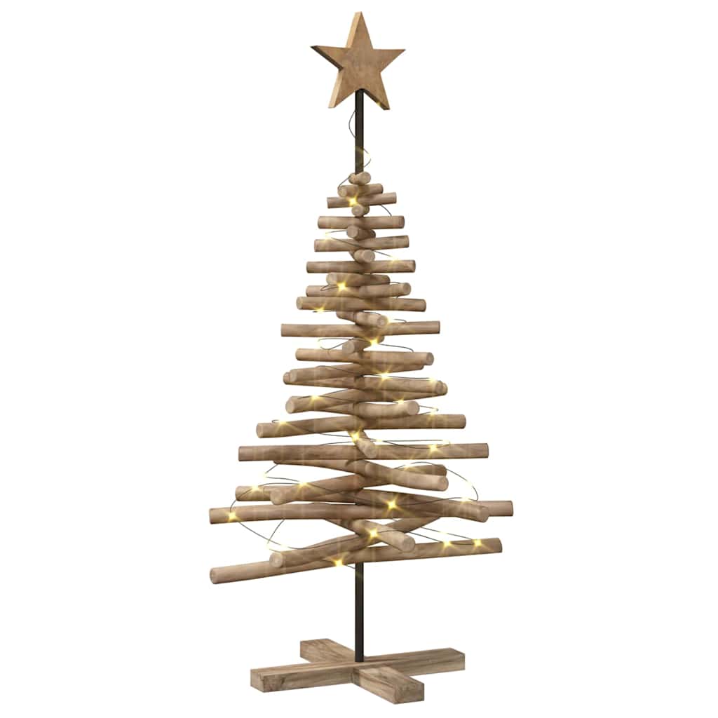 Christmas Tree Brown 120 cm Solid teak wood