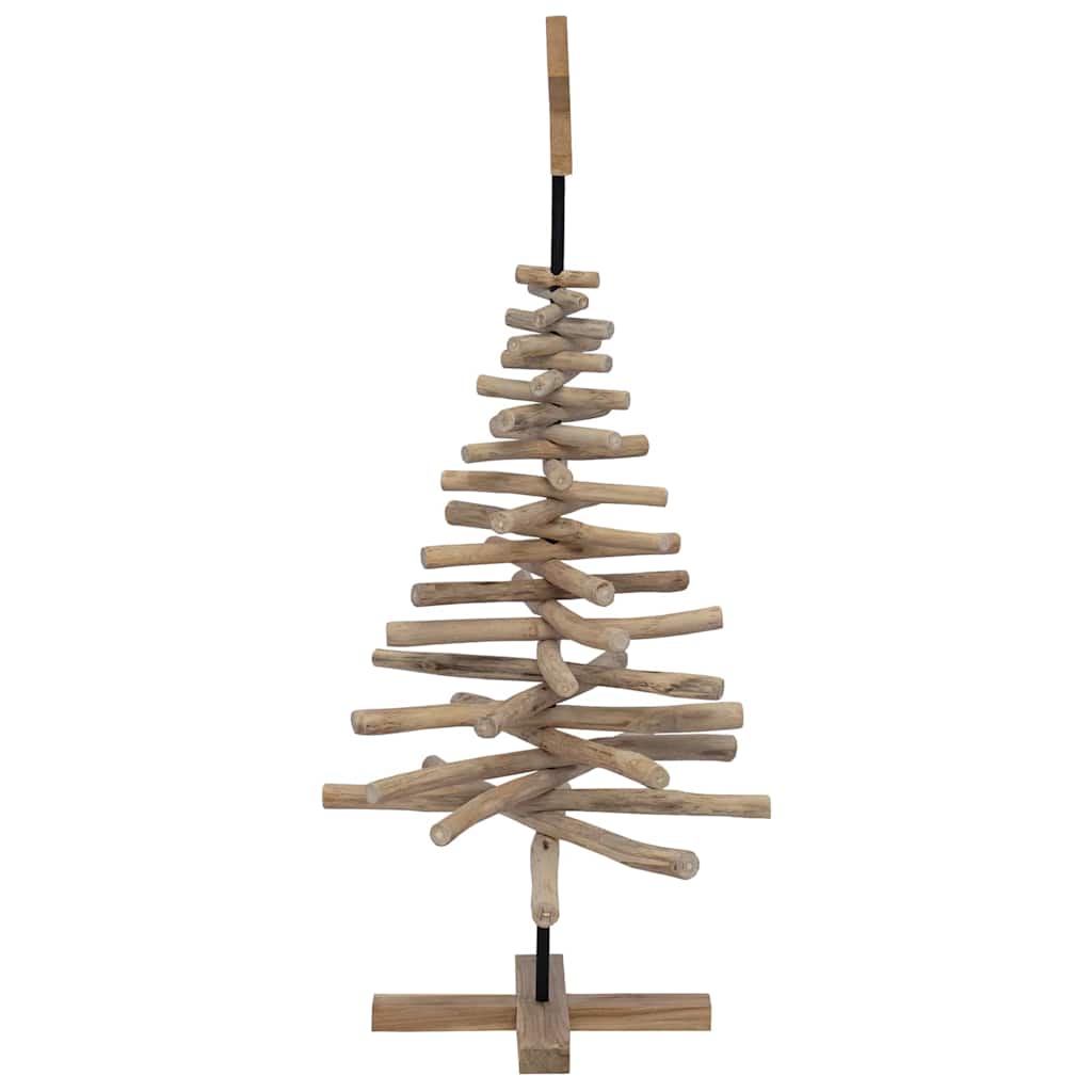 Christmas Tree Brown 120 cm Solid teak wood