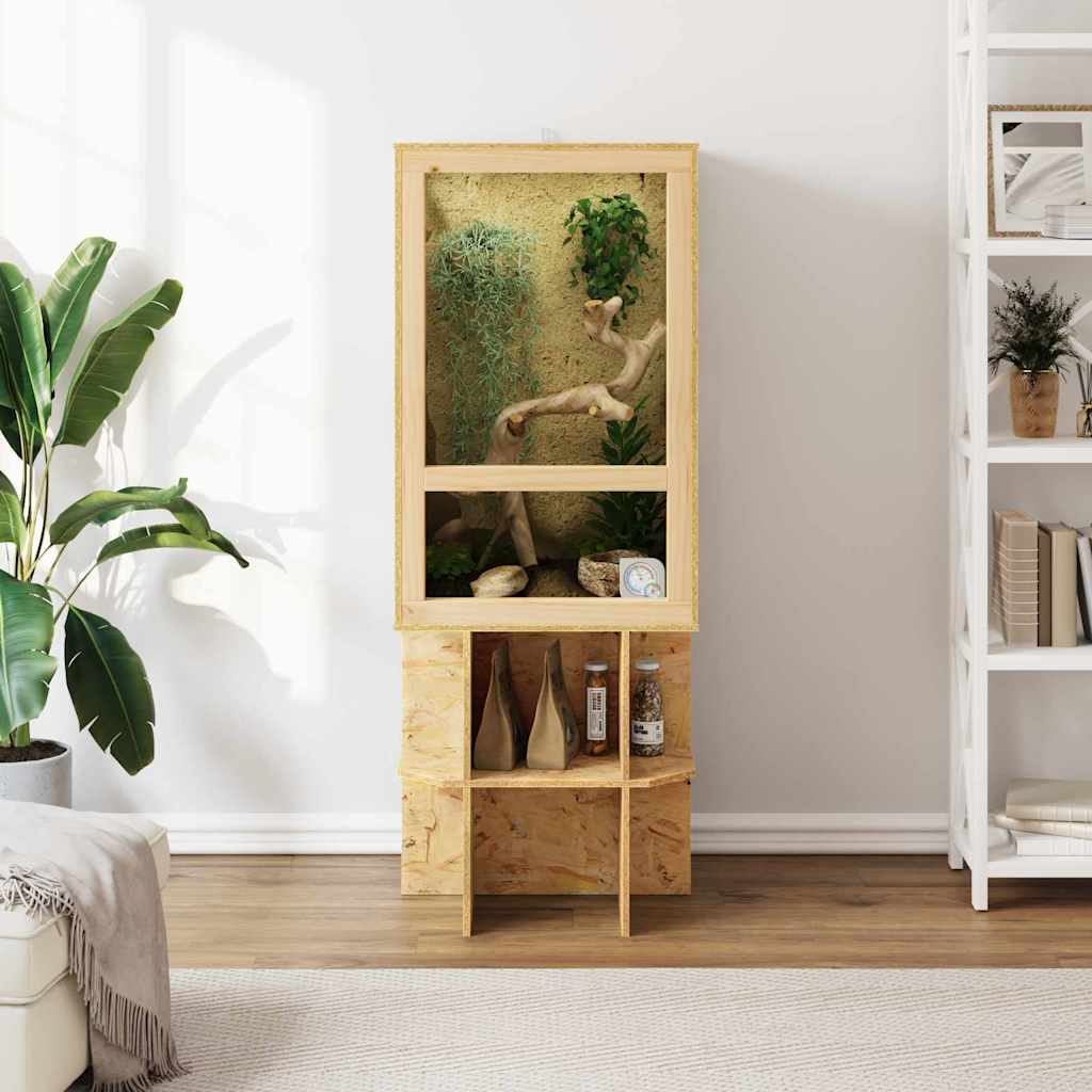 Terrarium Brown 50 x 50 x 130 cm OSB