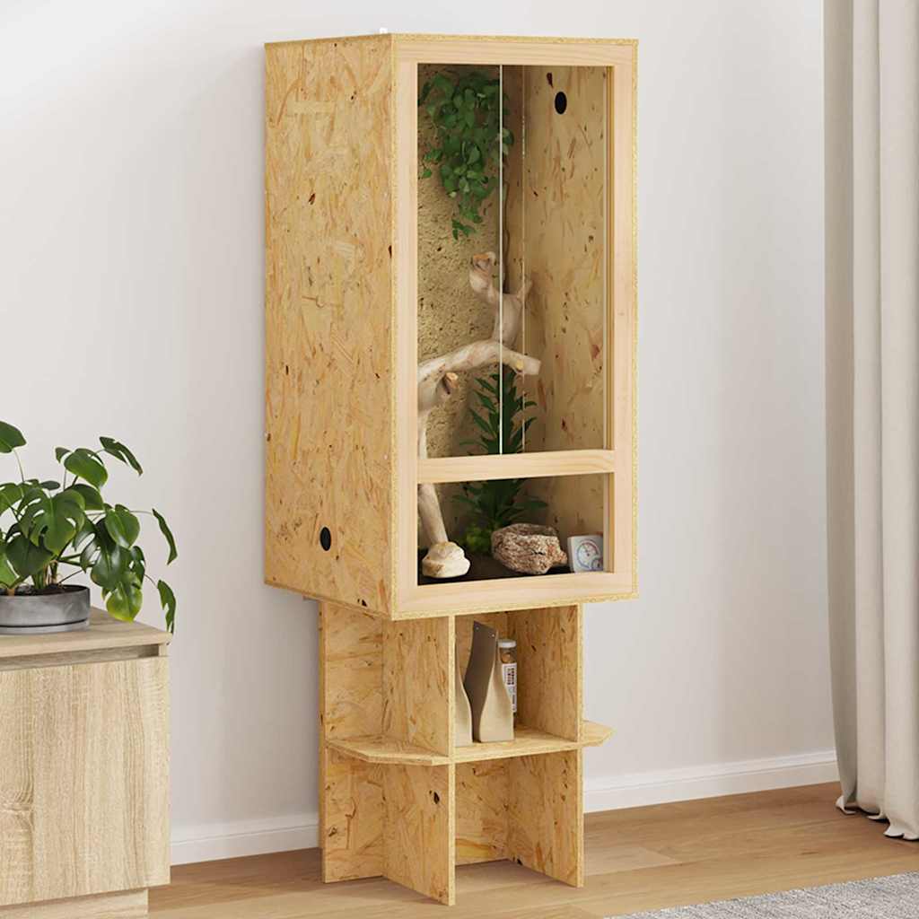 Terrarium Brown 50 x 50 x 150 cm OSB