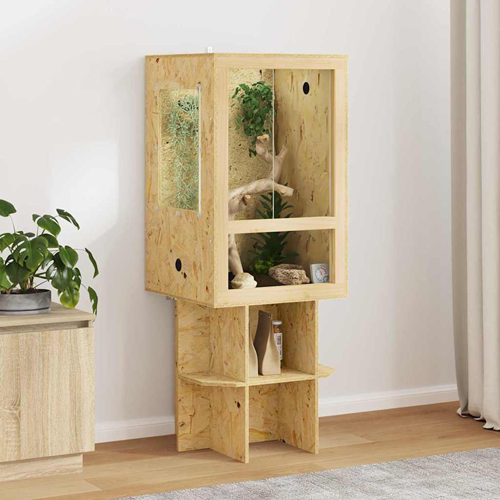 Terrarium Brown 50 x 50 x 130 cm OSB