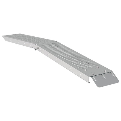 Foldable Ramp 200kg per ramp 2 pcs Silver 200 kg per piece