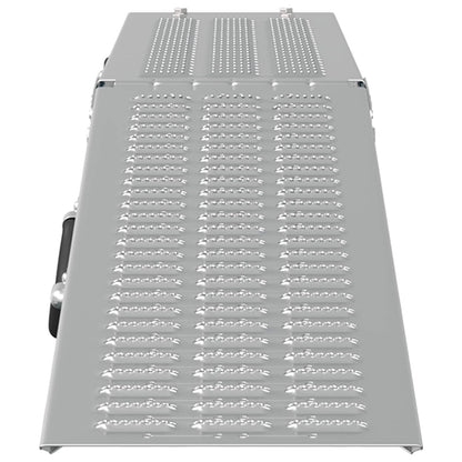 Foldable Ramp 200kg per ramp 2 pcs Silver 200 kg per piece