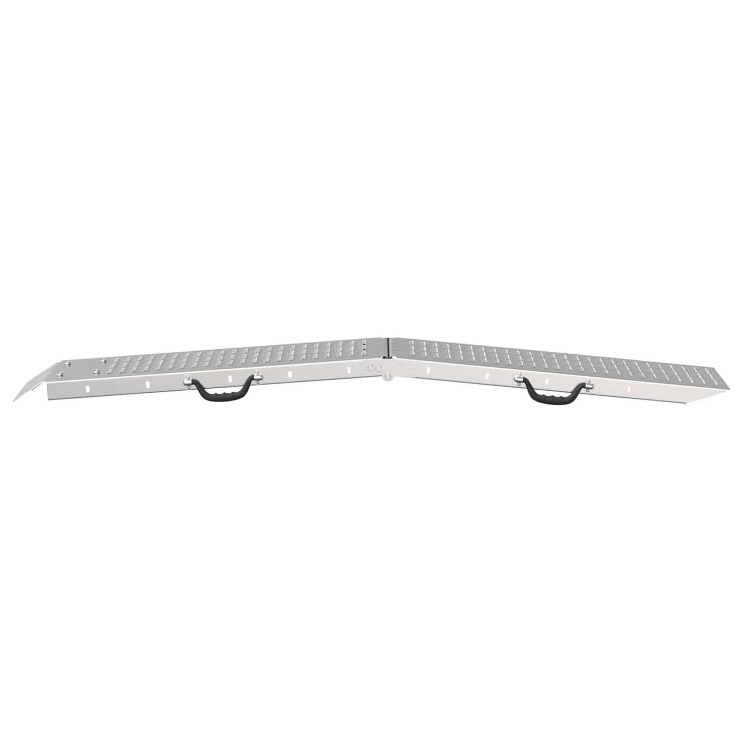 Foldable Ramp 200kg per ramp 2 pcs Silver 200 kg per piece