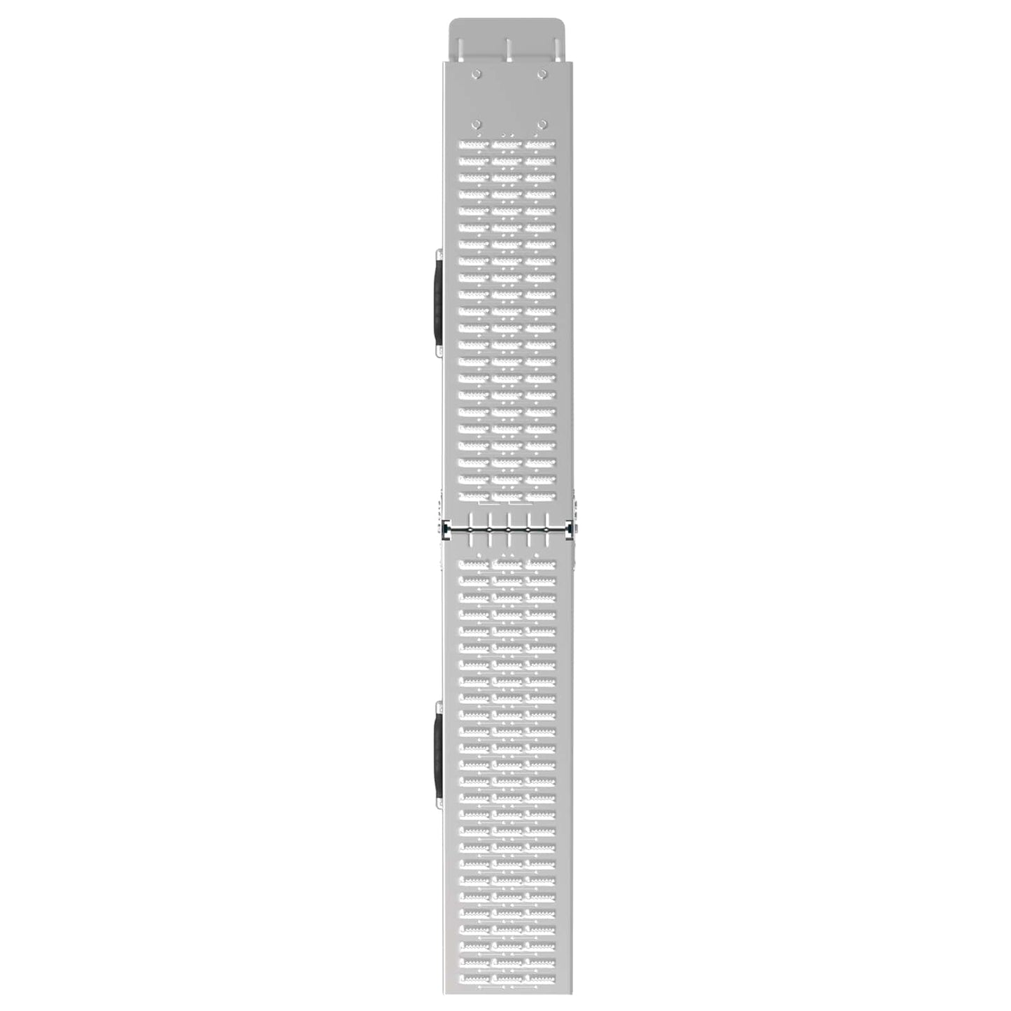 Foldable Ramp 200kg per ramp 2 pcs Silver 200 kg per piece