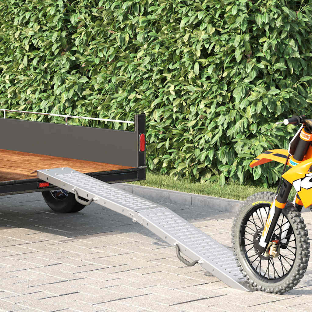 Foldable Ramp 200kg per ramp Silver 200 kg per ramp