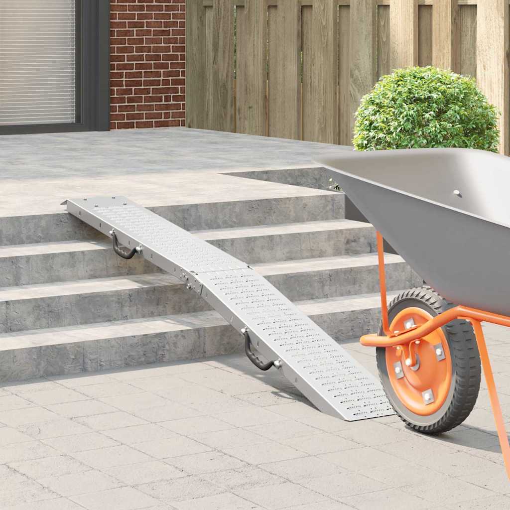 Foldable Ramp 200kg per ramp Silver 200 kg per ramp