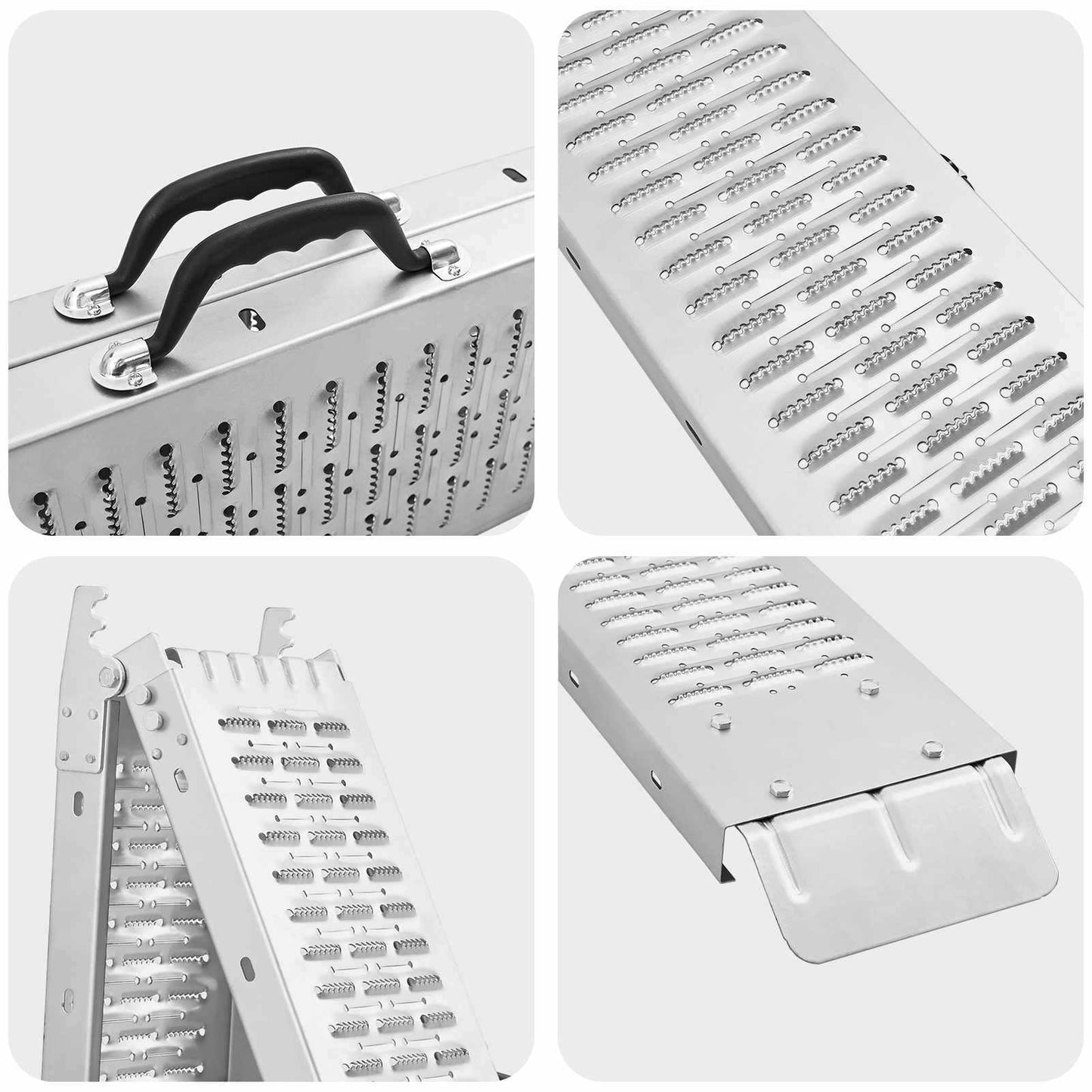 Foldable Ramp 200kg per ramp 2 pcs Silver 200 kg per ramp