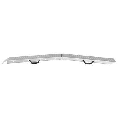 Foldable Ramp 200kg per ramp 2 pcs Silver 200 kg per ramp