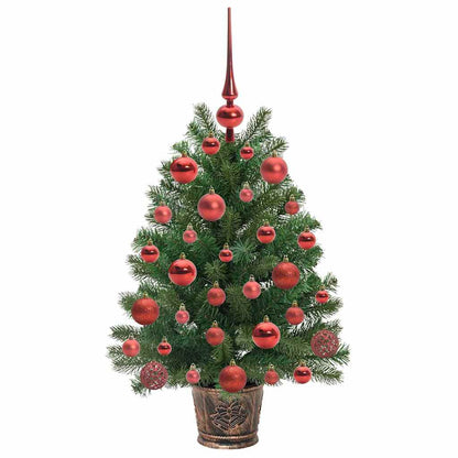 Artificial Christmas Tree with 150 LEDs Green 75 cm PE and PVC