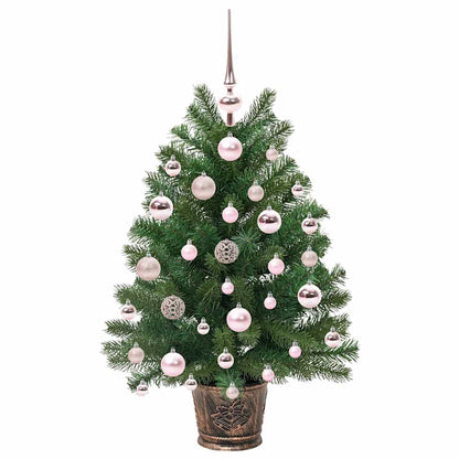 Artificial Christmas Tree with 150 LEDs Green 75 cm PE and PVC