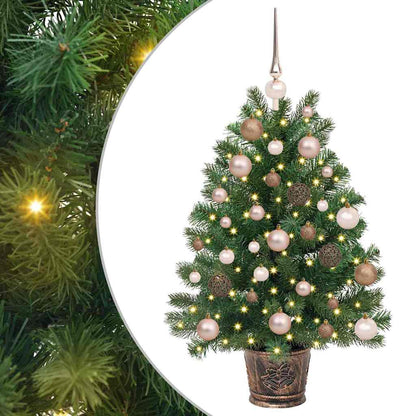 Artificial Christmas Tree with 150 LEDs Green 95 cm PE and PVC