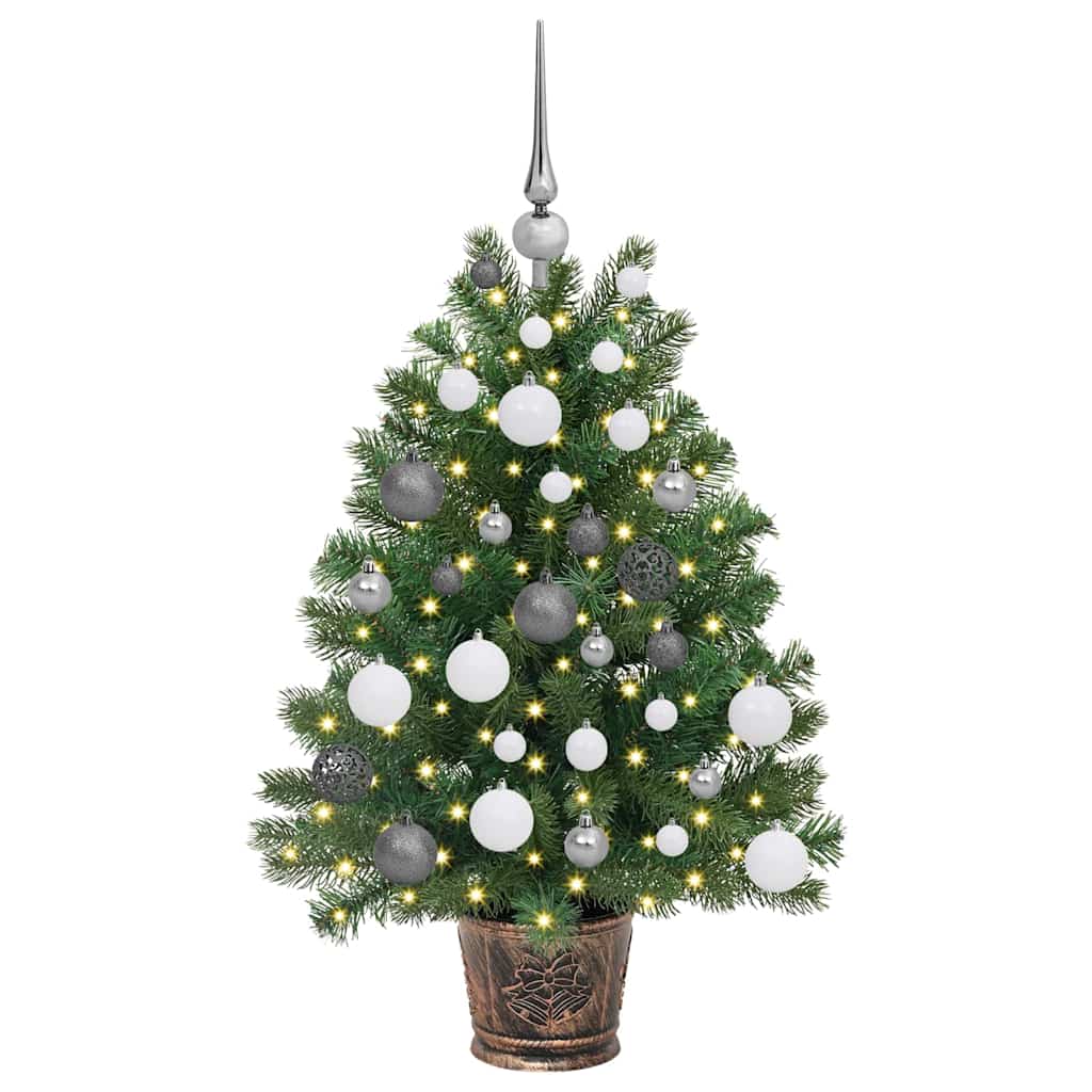 Artificial Christmas Tree with 150 LEDs Green 95 cm PE and PVC