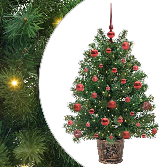 Artificial Christmas Tree with 150 LEDs Green 95 cm PE and PVC