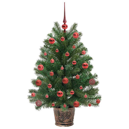 Artificial Christmas Tree with 150 LEDs Green 95 cm PE and PVC
