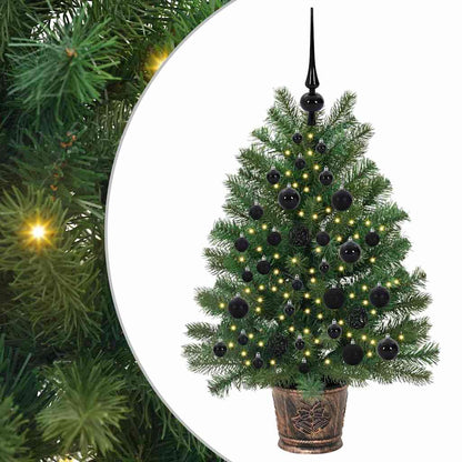 Artificial Christmas Tree with 150 LEDs Green 95 cm PE and PVC