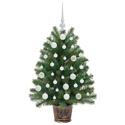 Artificial Christmas Tree with 150 LEDs Green 95 cm PE and PVC