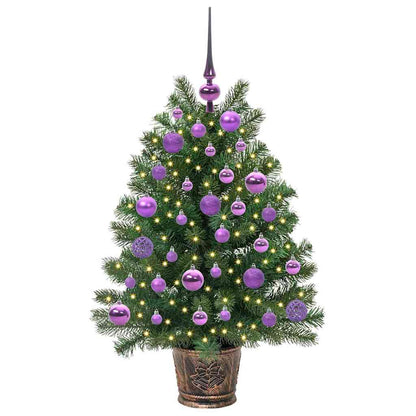 Artificial Christmas Tree with 150 LEDs Green 95 cm PE and PVC