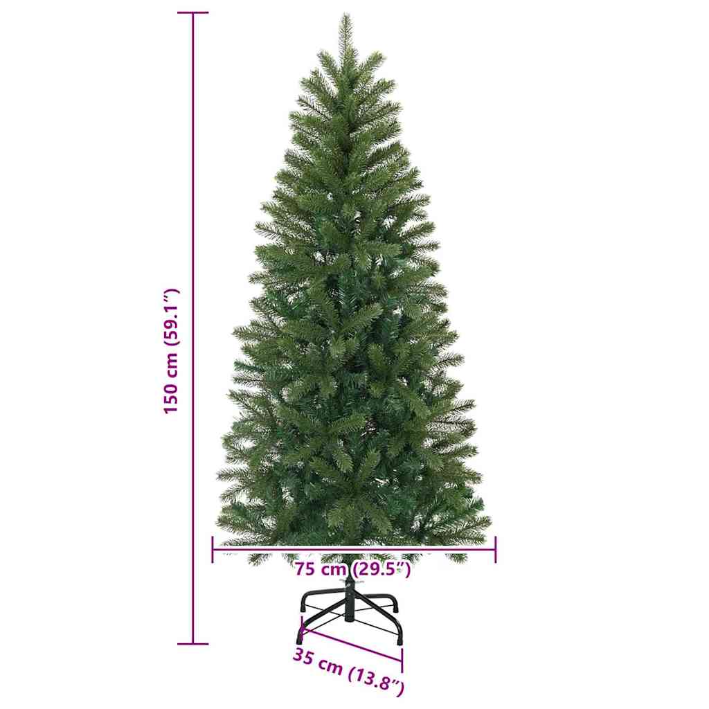 Artificial Christmas Tree Green 150 cm PE and PVC