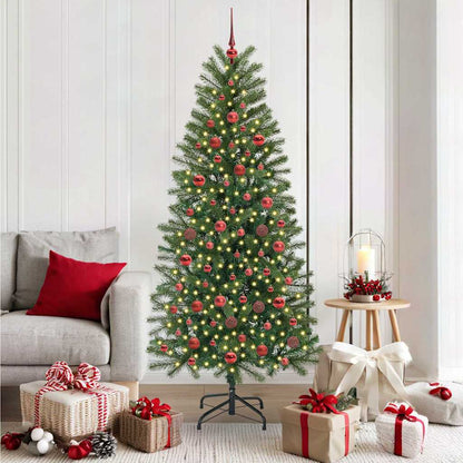 Artificial Christmas Tree Green 180 cm PE and PVC