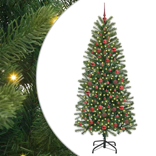 Artificial Christmas Tree Green 180 cm PE and PVC