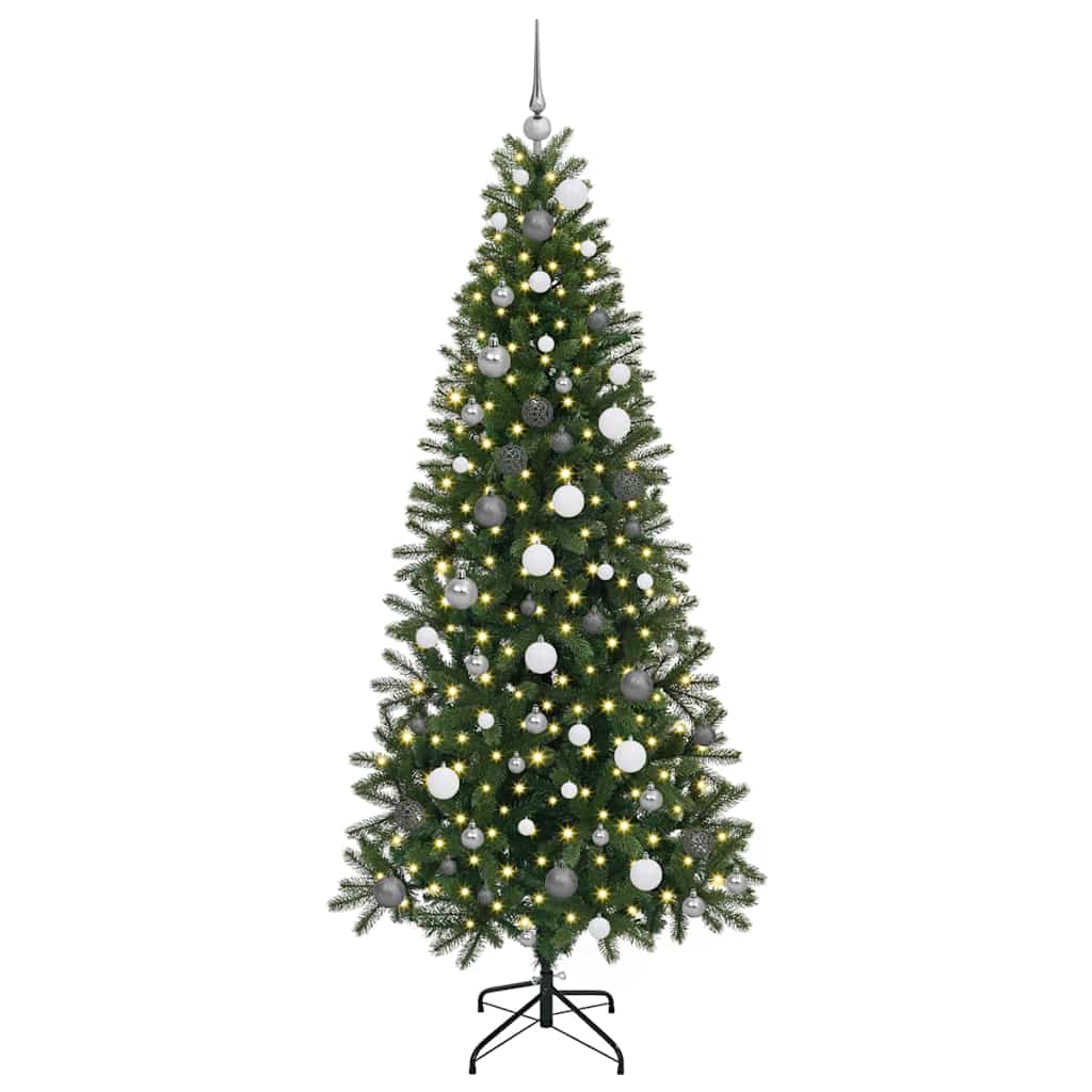 Artificial Christmas Tree Green 210 cm PE and PVC