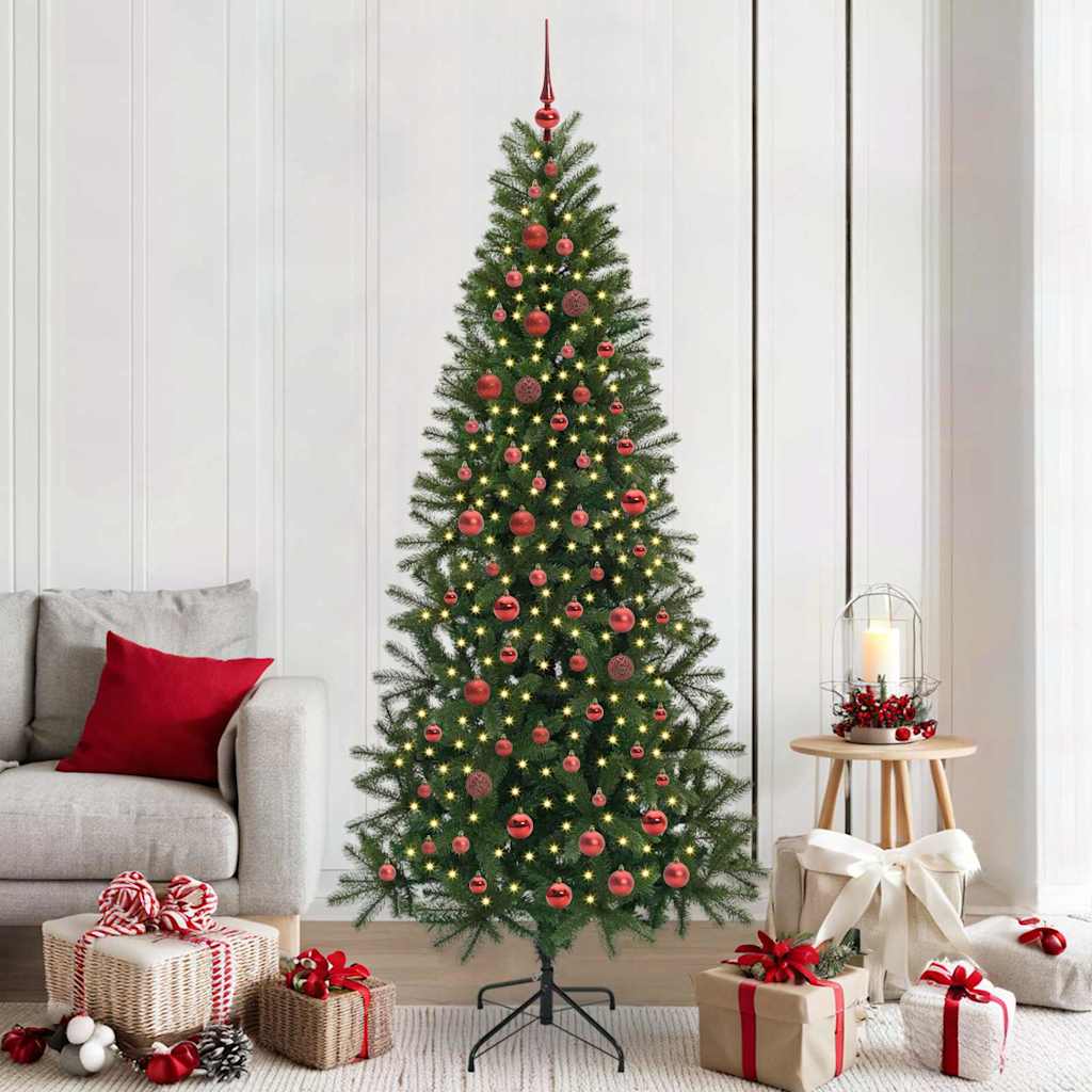 Artificial Christmas Tree Green 210 cm PE and PVC