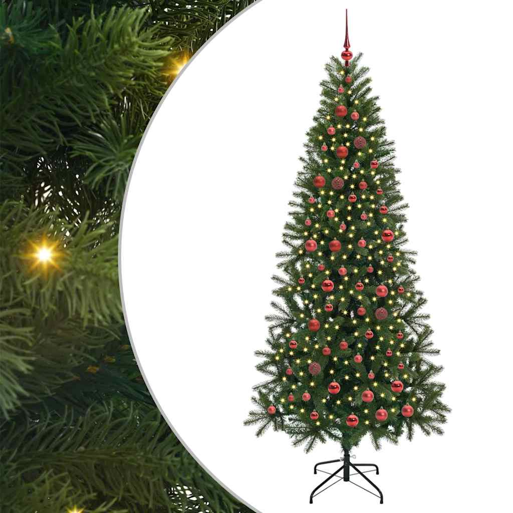 Artificial Christmas Tree Green 210 cm PE and PVC