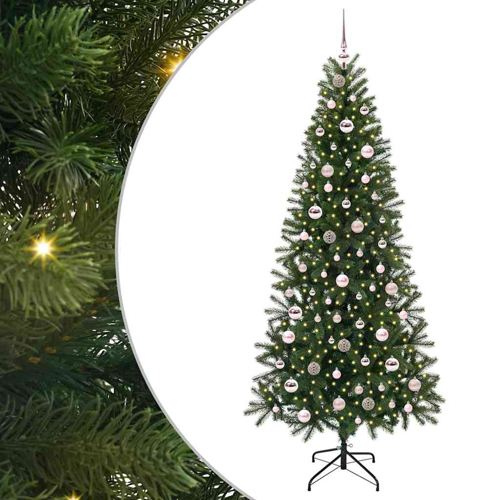 Artificial Christmas Tree Green 210 cm PE and PVC