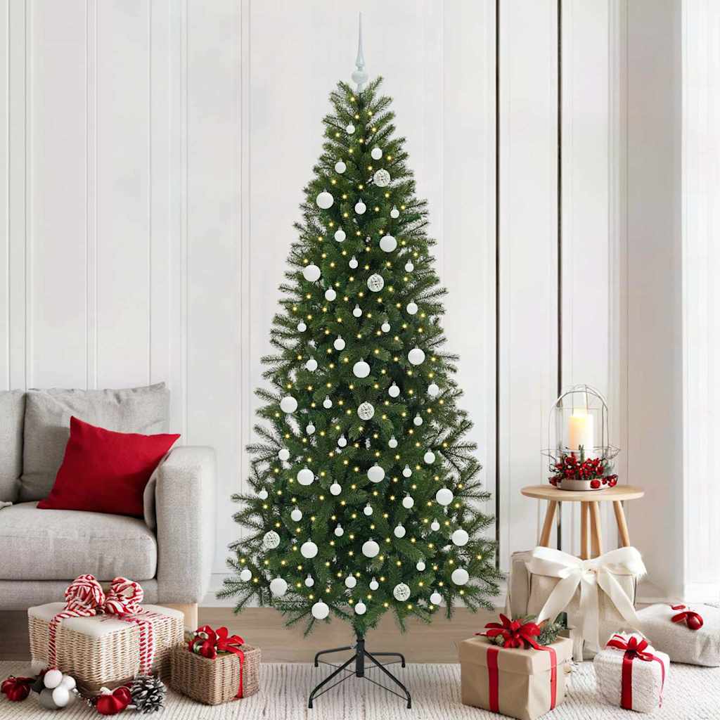 Artificial Christmas Tree Green 210 cm PE and PVC