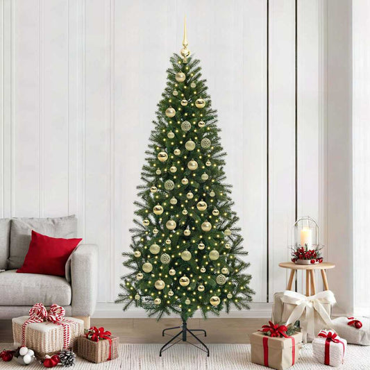 Artificial Christmas Tree Green 210 cm PE and PVC