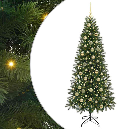 Artificial Christmas Tree Green 210 cm PE and PVC