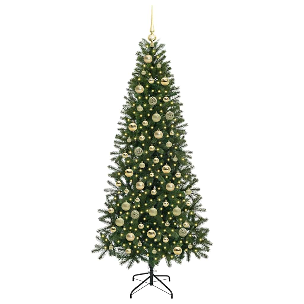 Artificial Christmas Tree Green 210 cm PE and PVC