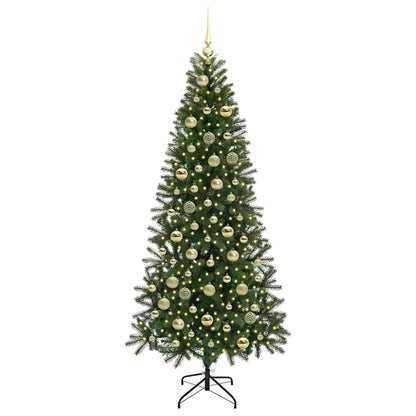 Artificial Christmas Tree Green 210 cm PE and PVC