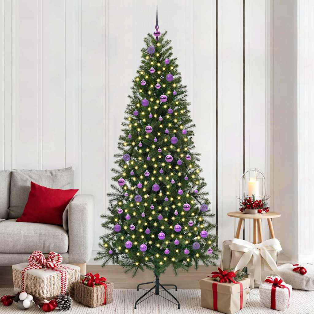 Artificial Christmas Tree Green 210 cm PE and PVC