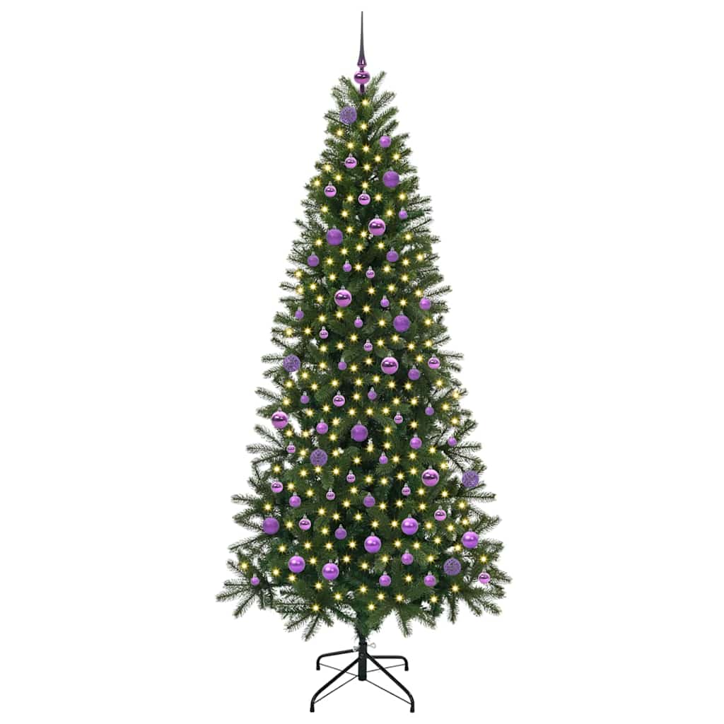 Artificial Christmas Tree Green 210 cm PE and PVC